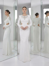 Celeste Crystal Cutout Gown